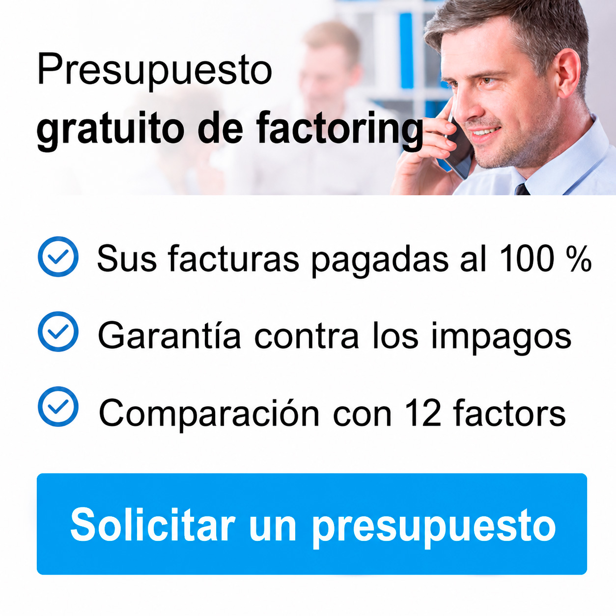 Solicitud de presupuesto de factoring